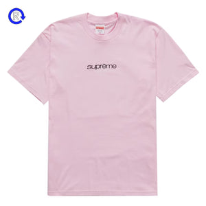 Supreme Pink Classic Logo Tee (NEW)