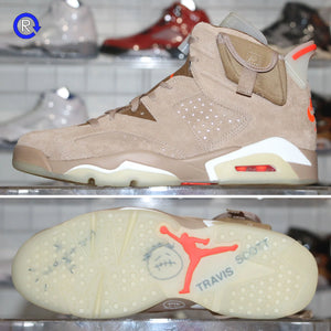 British Khaki Travis Scott Air Jordan 6 2021 Size 7.5 Brand new deadstock