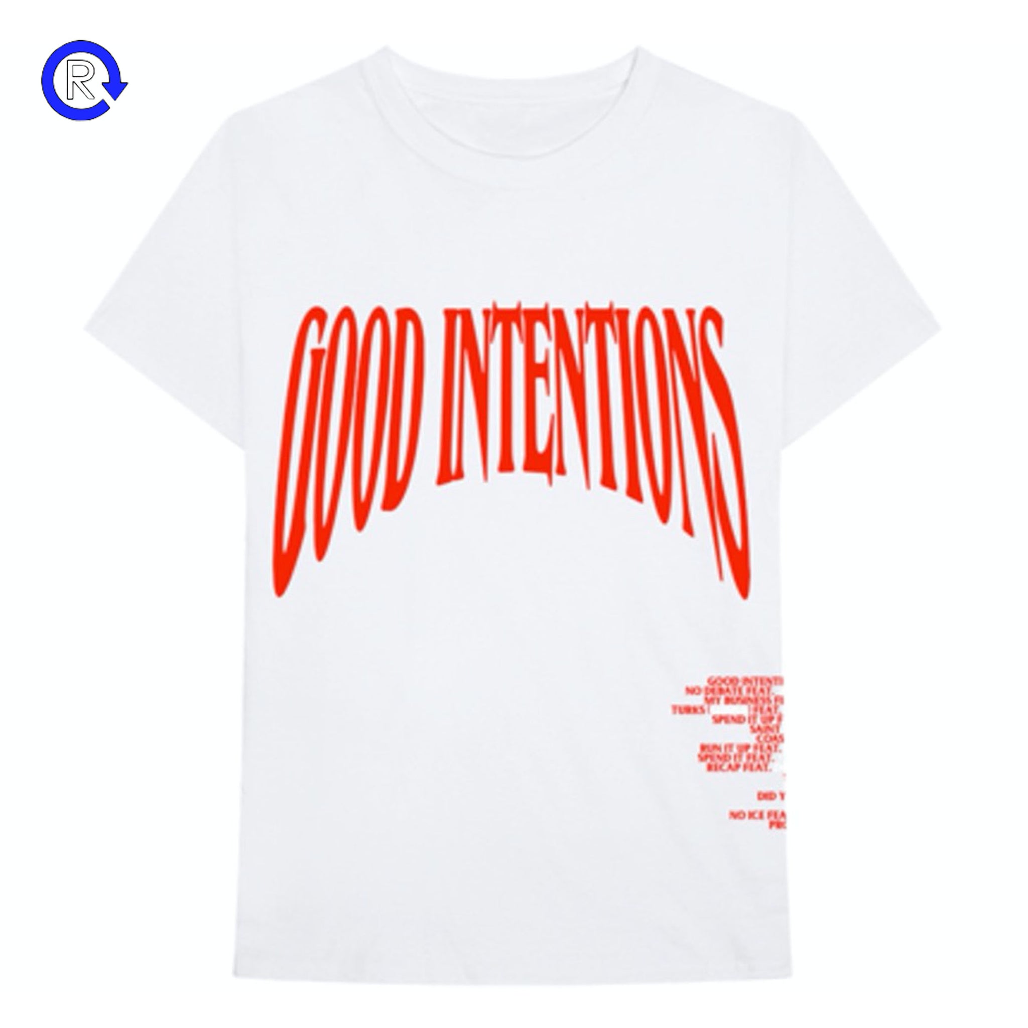 Vlone x Nav Good Intentions White Tee (NEW) – Refresh PGH