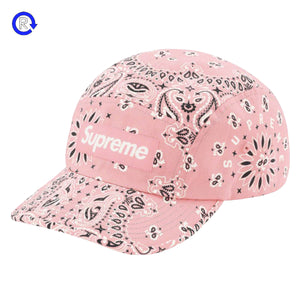 Supreme Pink Bandana Camp Cap (SS21) (ATL)