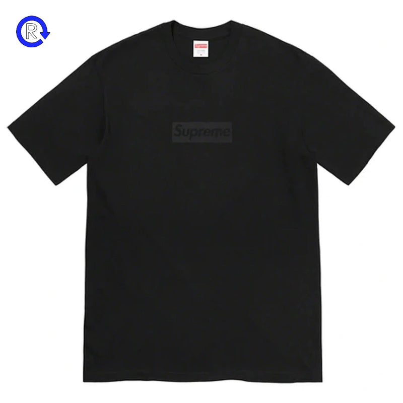 Supreme Black Tonal Box Logo Tee (SS23) – Refresh PGH