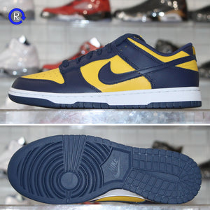 'Michigan' Nike Dunk Low (2021) | Size 4 Brand new deadstock. (ATL)