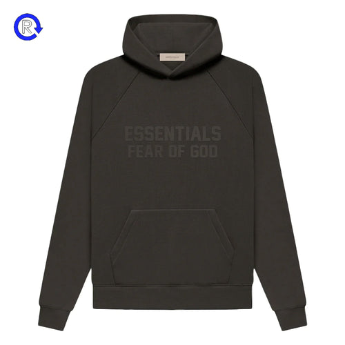 Fear of God Essentials Off Black Hoodie (ATL)
