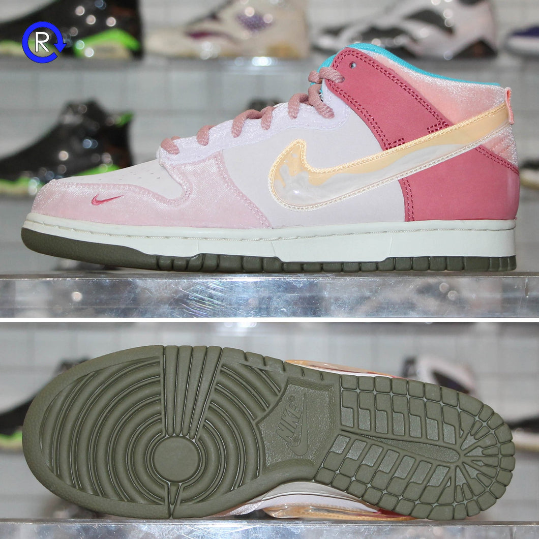 'Free Lunch Strawberry Milk' Social Status x Nike Dunk Mid (2021)| Size 10.5 Brand new deadstock. (ATL)