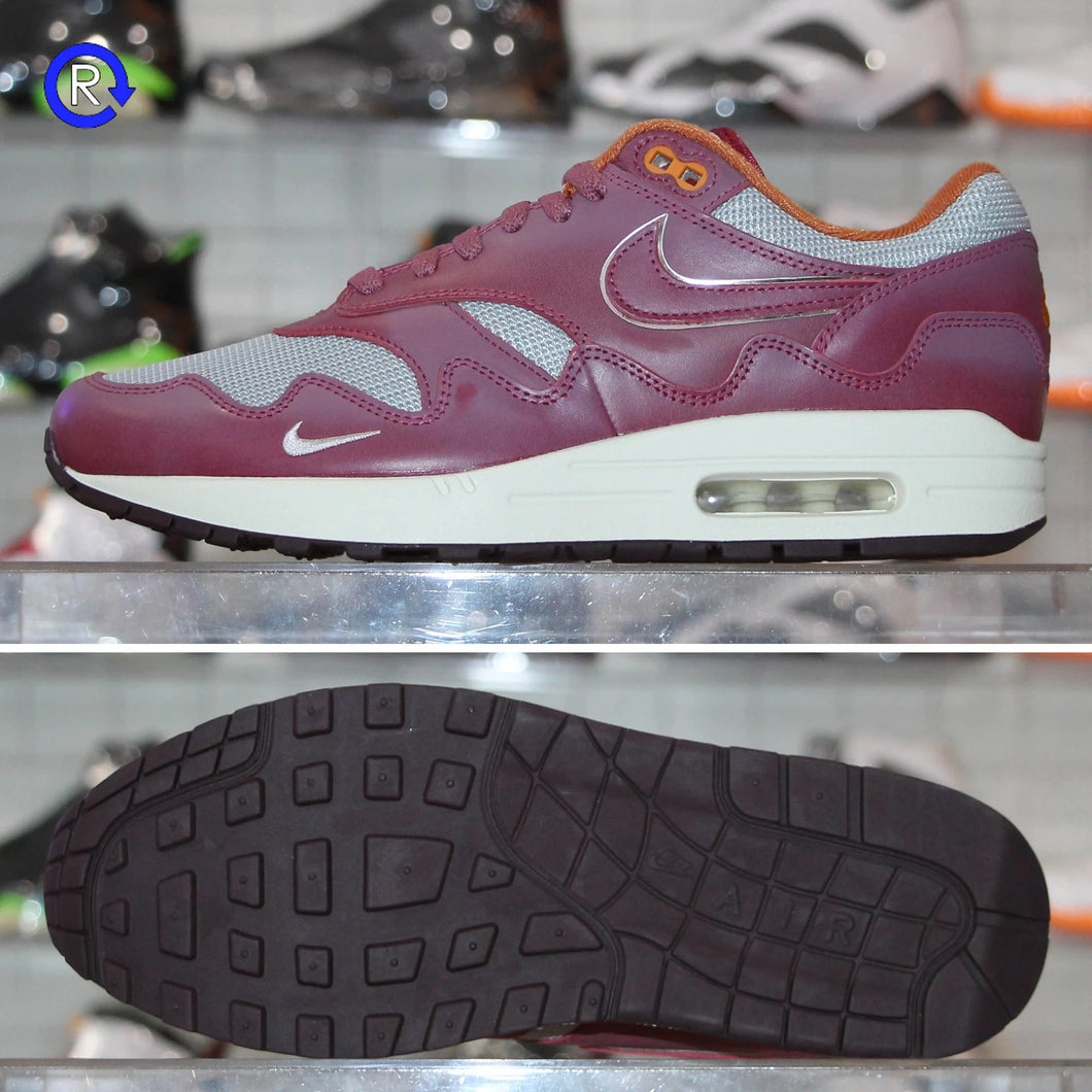 'Rush Maroon' Nike Air Max 1 Patta Waves (2021) | Size 10.5 Brand new deadstock. (ATL)