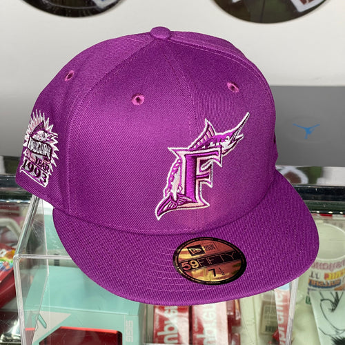 New Era Purple Florida Marlins Inaugural Season Fitted (7 1/2)