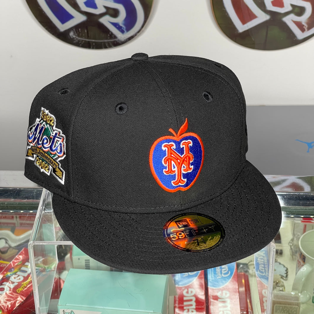New Era Black New York Mets 40th Anniversary Fitted (7 3/4)