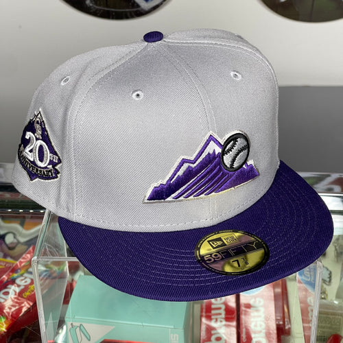 New Era Grey Colorado Rockies 20th Anniversary Season Fitted (7 7/8)