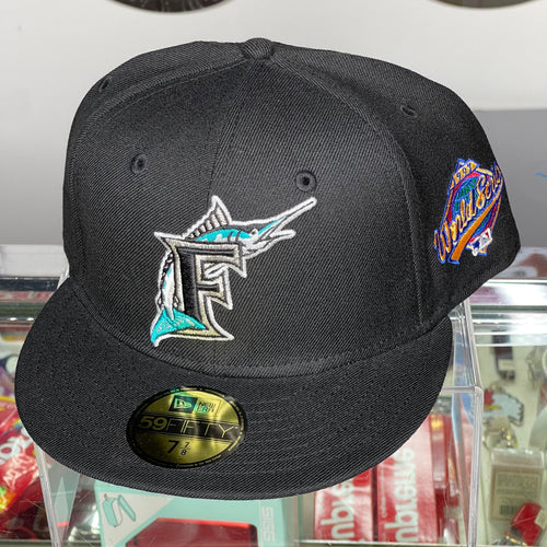 New Era Black Florida Marlins 1997 World Series Fitted (7 7/8)
