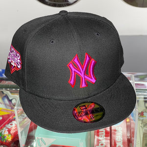 New Era Black/Pink New York Yankees 2009 World Series Fitted (8)