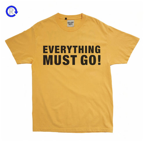 Gallery Dept. Gold Everything Must Go Tee (ATL)