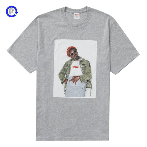 Supreme Heather Grey Andre 3000 Tee (FW22) (ATL)