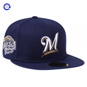 New Era Navy Milwaukee Brewers 2002 All Star Game Fitted (7 3/4)
