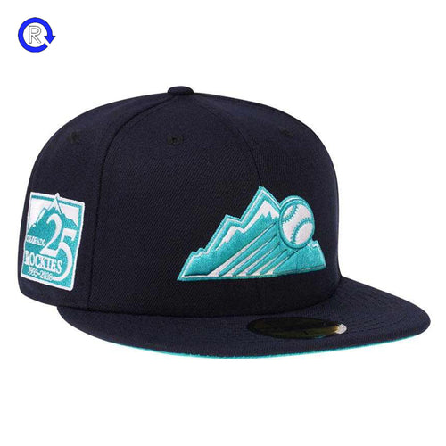 New Era Colorado Rockies 25th Anniversary Glacier Ice Fitted (7 7/8)