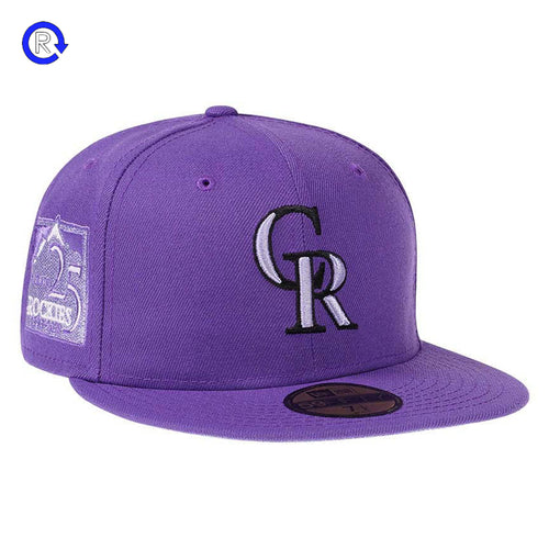 New Era Colorado Rockies Purple 25th Anniversary Fitted (7 1/8)