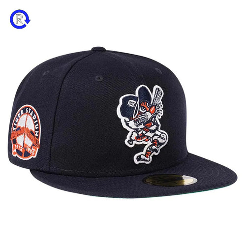 New Era Navy Detroit Tigers Stadium Patch Fitted (7)