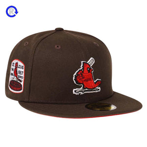 New Era Coffee Red St. Louis Cardinals 1967 World Series Fitted (7 7/8)