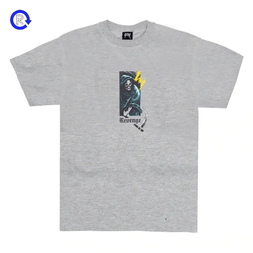 Revenge Heather Grey Reaper Tee