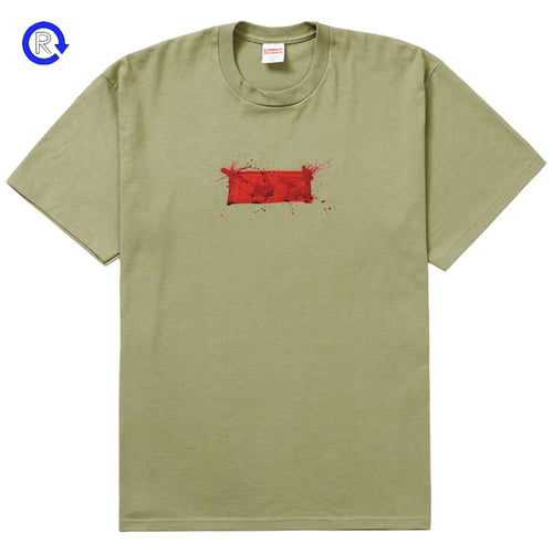 Supreme Olive Ralph Steadman Box Logo Tee (SS22) (NEW)