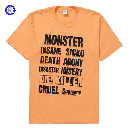Supreme Peach Monster Tee (FW21) (NEW)