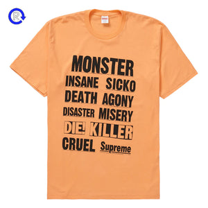 Supreme Peach Monster Tee (FW21) (NEW)