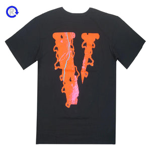 Vlone Black Flame Skull Tee (ATL)