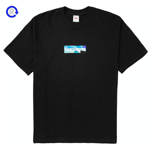 Supreme x Emilio Pucci Black/Blue Box Logo Tee (SS21) (NEW)