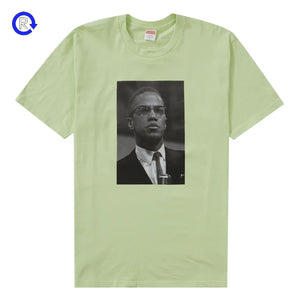 Supreme Pale Mint Roy DeCarava Malcolm X Tee (SS22