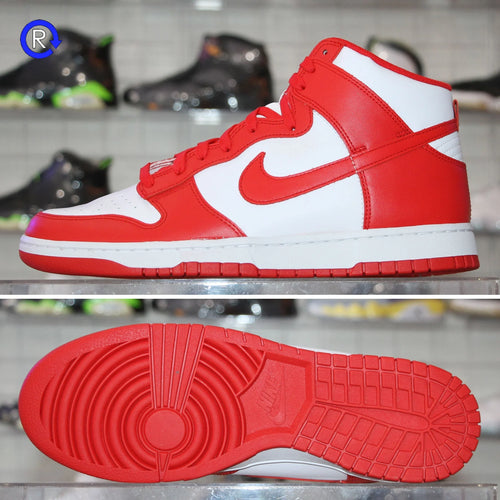 'Championship Red' Nike Dunk High (2022) | Size 9 Brand new deadstock. (ATL)