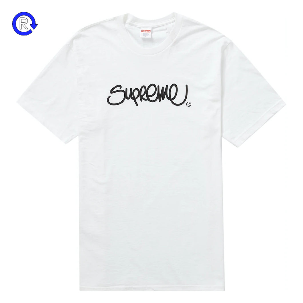 Supreme White Handstyle Tee (SS22) (ATL)