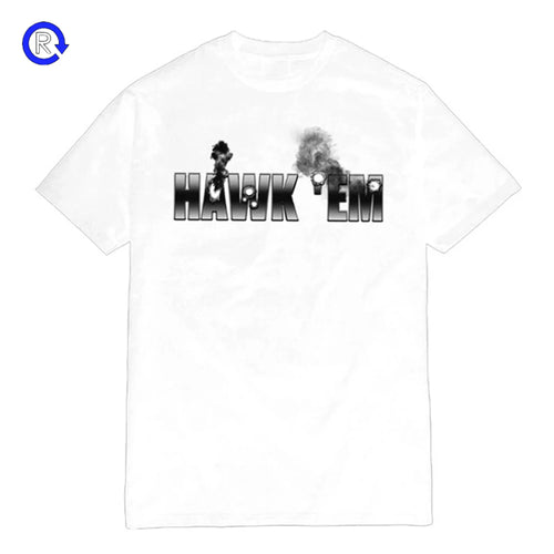 Vlone White Pop Smoke Hawk Em Tee (ATL)