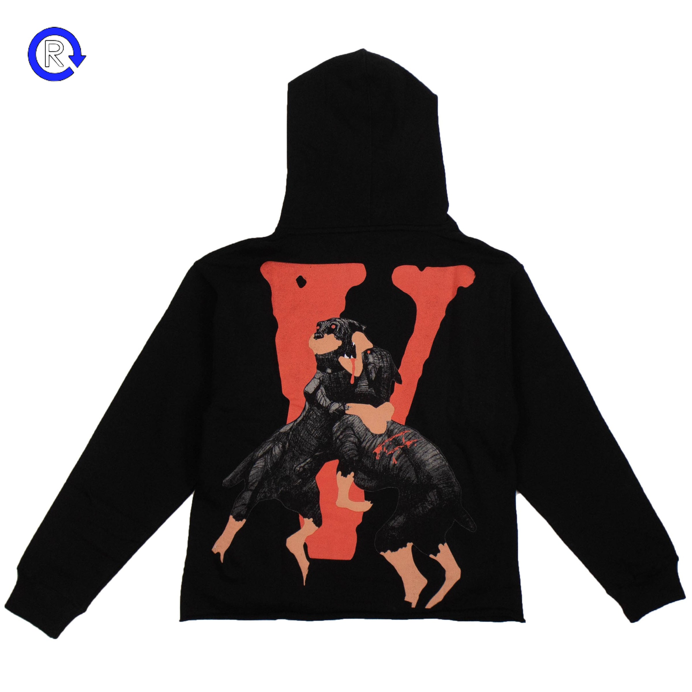 City Morgue x Vlone Bark ロンT Tシャツ ブラック Authentic City Morgue x Vlone Bark Longsleeve Tee Black L