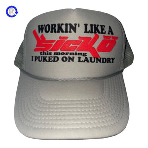 Sicko Grey Laundry Trucker Hat (ATL)